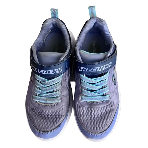 Skechers Girls‎ Sneakers Selectors Blue Purple Size 13 - Picture 3 of 11